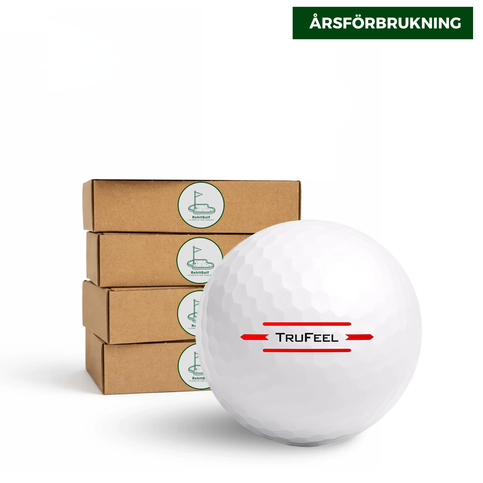 Titleist TruFeel Årsförbrukning 4x12-Pack