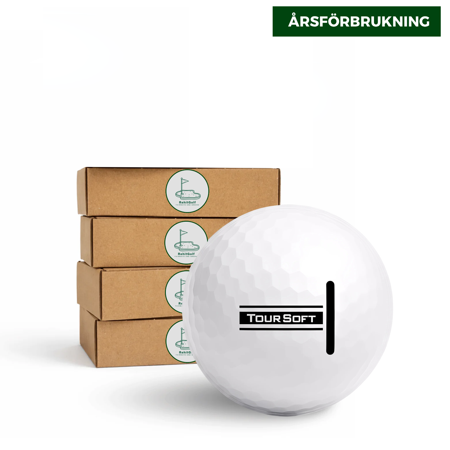 Titleist Tour Soft Årsförbrukning 4x12-Pack