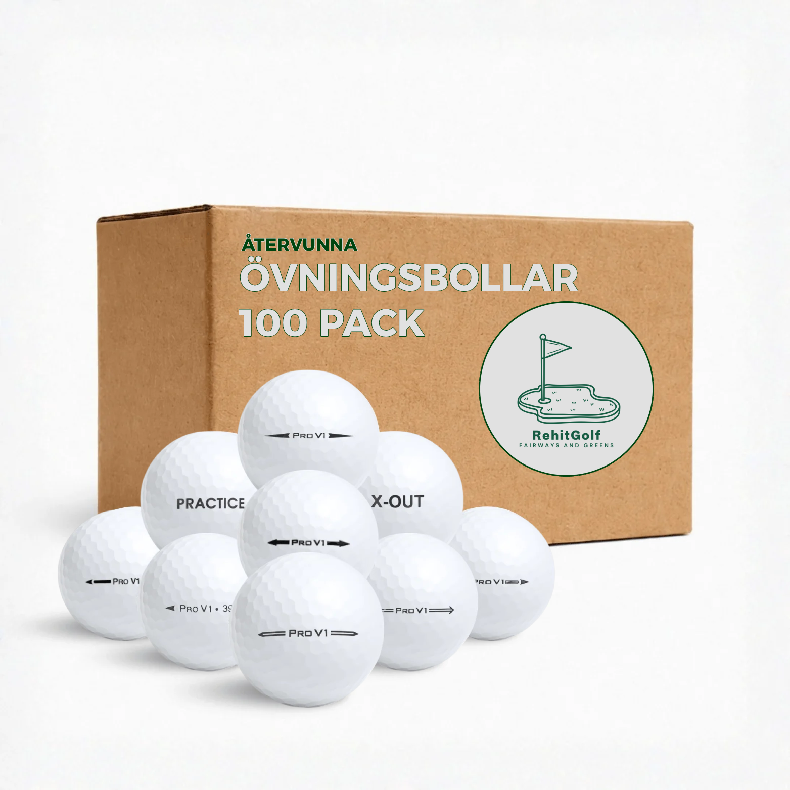 Övningsbollar 100-Pack